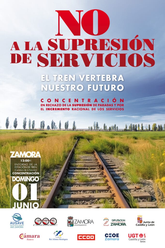 Concentración 1 junio contra la supresión de servicios